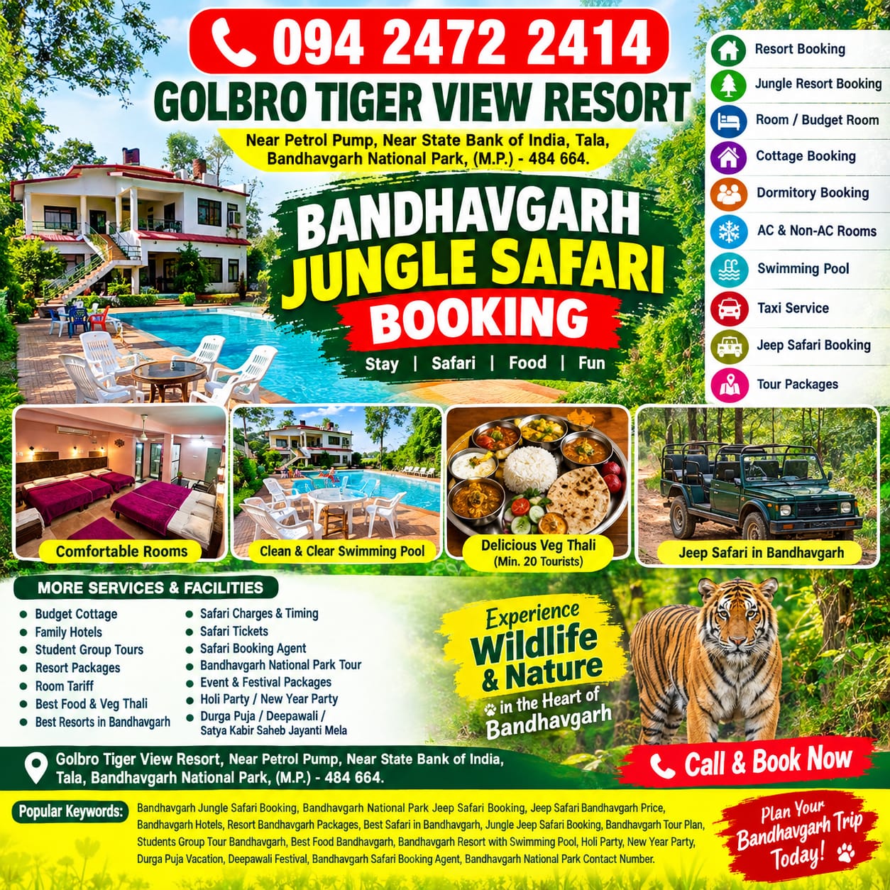 Jeep safari in Bandhavgarh